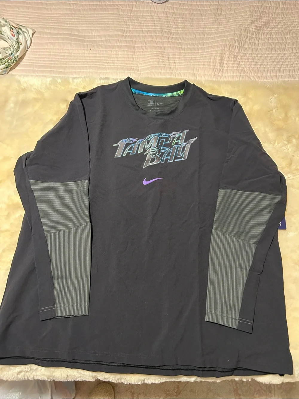 Nike Tampa Bay Rays Long Sleeve Windbreaker